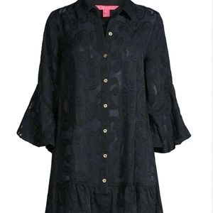 NWT Lilly Pulitzer Linley Coverup in Onyx size XS